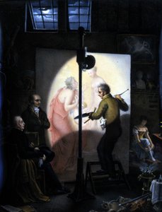 De schilder Anne Louis Girodet de Roucy-Trioson (Anne-Louis Girodet de Roucy Trioson) door Anne Louis Girodet de Roucy Trioson