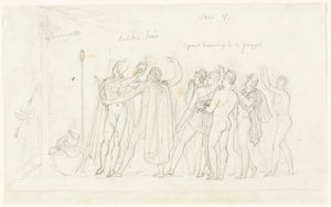 De Boogschietwedstrijd, uit de Aeneis, Boek V door Anne Louis Girodet de Roussy Trioson