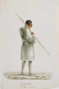 Cherokee, 1820 door Anne Marguerite Hyde de Neuville