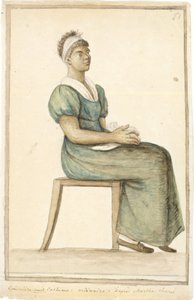Portret van een Afro-Amerikaanse Kok in Gewone Kleding, ongedateerd