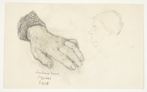 Lille Marens hand door Anne Marie Carl Nielsen