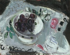 Schaal met druiven door Anne Redpath