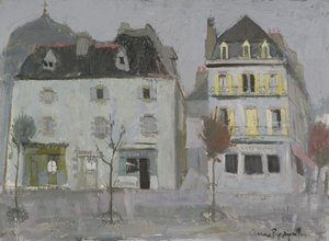 Huizen, Concarneau door Anne Redpath