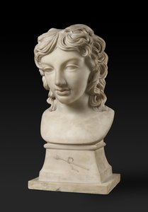 Borstbeeldportret van Prins Henry Lubomirski in de rol van Bacchus, ca. 1787