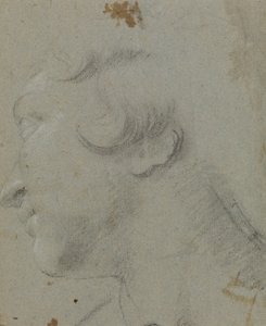 Carracci - r Hoofd van St Catherine, RCIN 902115