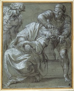 Christus gekroond met doornen door Annibale Carracci