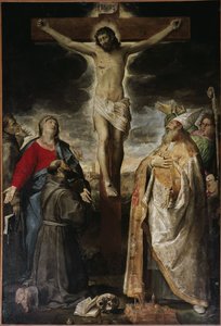 Kruisiging en heiligen