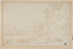 Landschap met Rivieroever
