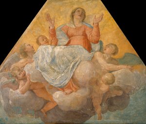 De tenhemelopneming van de Maagd door Annibale Carracci