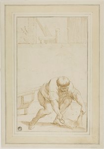 Mestverzamelaar door Annibale Carracci