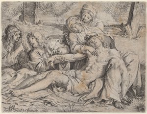 Pietà (de "Christus van Caprarola") door Annibale Carracci