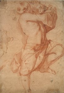 Halfnaakte Jongen, laat 16e eeuw door Annibale Carracci