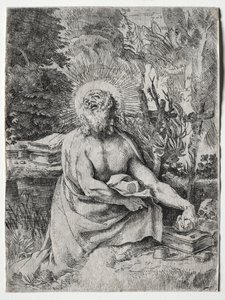 Sint Hiëronymus door Annibale Carracci