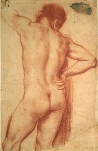 Studie van een naakte man, 17e eeuw door Annibale Carracci