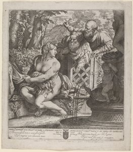 Susanna en de Ouderen door Annibale Carracci