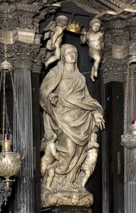 De Tenhemelopneming van de Maagd Maria door Annibale Fontana
