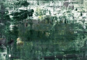 Diepgroene abstracte lagen door Annick