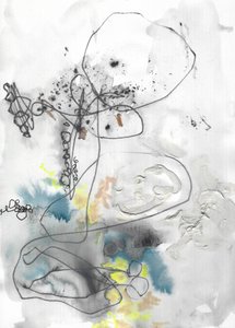 Dynamische abstracte expressie door Annick