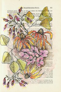 Vintage botanische studie door Annick
