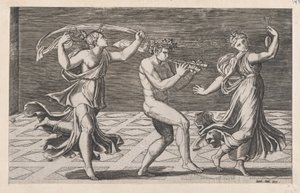 Speculum Romanae Magnificentiae: Dans van Faunen en Bacchanten, begin 16e eeuw
