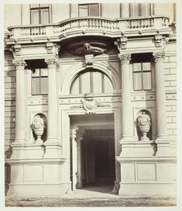 Albrechtsgasse nr. 3, portaal bij de woning van Friedrich Ritter von Schey