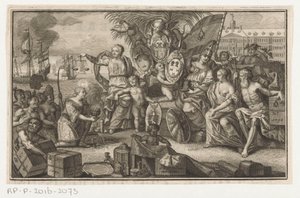 Allegorie op de Oost-Indische Compagnie