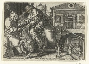 Barmhartige Samaritaan betaalt de herbergier