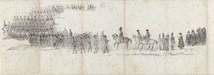 Begrafenis van wijlen koning Willem II te Delft op 4 april 1849 door Anonymous