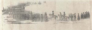 Begrafenis van wijlen koning Willem II te Delft op 4 april 1849 (blad 2) door Anonymous