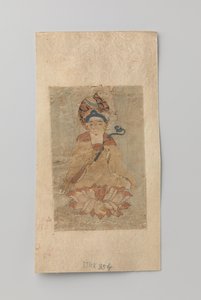 Boeddha met ruyi in de hand, gezeten op een lotus door Anonymous