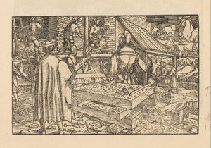 Bouwplaats met bouwvakkers