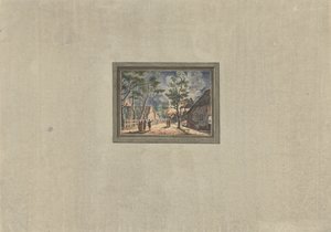 Brand te Muiderberg, 1746 door Anonymous