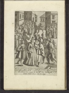 Carnaval in Venetië door Anonymous