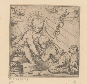 Christus en Johannes de Doper