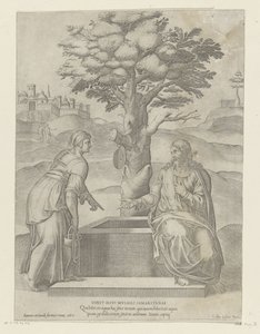 Christus en de Samaritaanse vrouw bij de put
