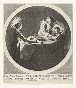 De Heilige Familie aan tafel