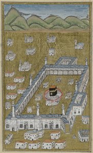 De Kaaba, in vogelvlucht gezien