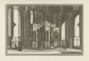 De graftombe van Willem van Oranje, 1623 door Anonymous