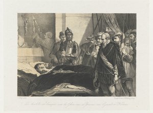 De laatste eer bewezen aan de lijken van Egmond en Horne, 1568 door Anonymous