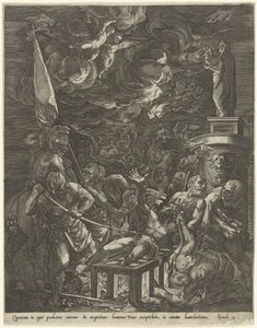 De marteling van de H. Laurentius door Anonymous