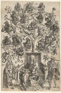 De stamboom van Maria door Anonymous