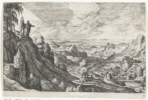 De verzoeking van Christus door Anonymous