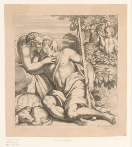 Diana en Endymion door Anonymous