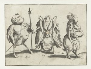 Drie monsters door Anonymous