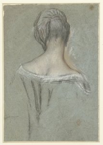 Elegante dame, van achteren door Anonymous