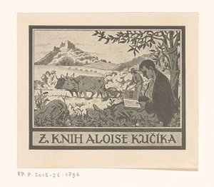 Ex libris van Aloise Kučika door Anonymous