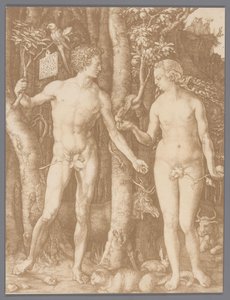 Adam en Eva door Albrecht Dürer