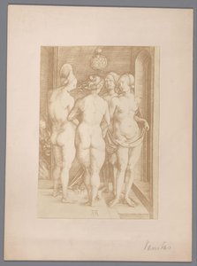 Vier naakte vrouwen door Albrecht Dürer door Anonymous