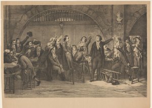 Gevangenneming der Girondijnen 1793 door Anonymous