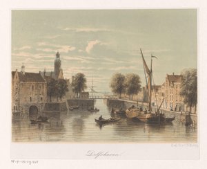 Gezicht op Delfshaven
